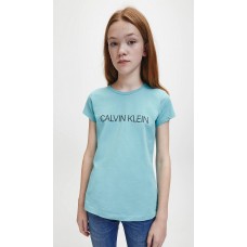 ~Calvin Klein Girls Short Sleeve T-Shirt - Gem Blue